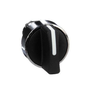 Cabeza selector selector -3 posiciones - Ø 22 - negro