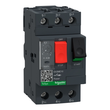 DISYUNTOR MAGNETOTERMICO - 4-6.3 A - CONEXION TORNILLO