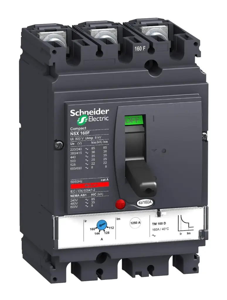 Interruptor automático Compact NSX160F - TMD - 160 A - 3 polos 3R