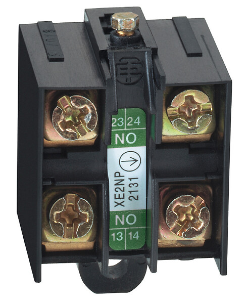 Limit switch contact block  2NO  slow-break simultaneous