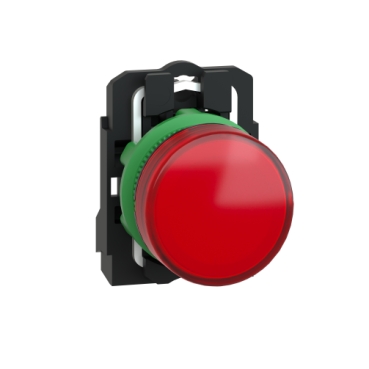PILOTO LUMINOSO REDONDO Ø 22- IP65 - ROJO - LED INTEGRAL - 120 V