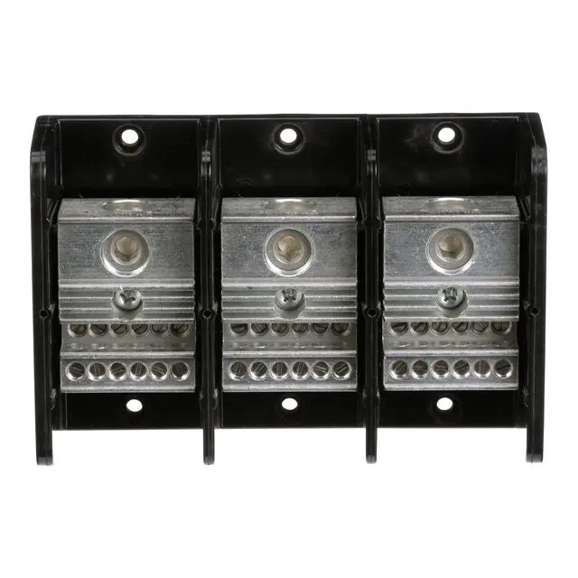 POWER DISTRIBUTION BLOCK, LINERGY, 3 POLE, 1 LINE, 12 LOAD, 380A CU, 310A AL, 600 V