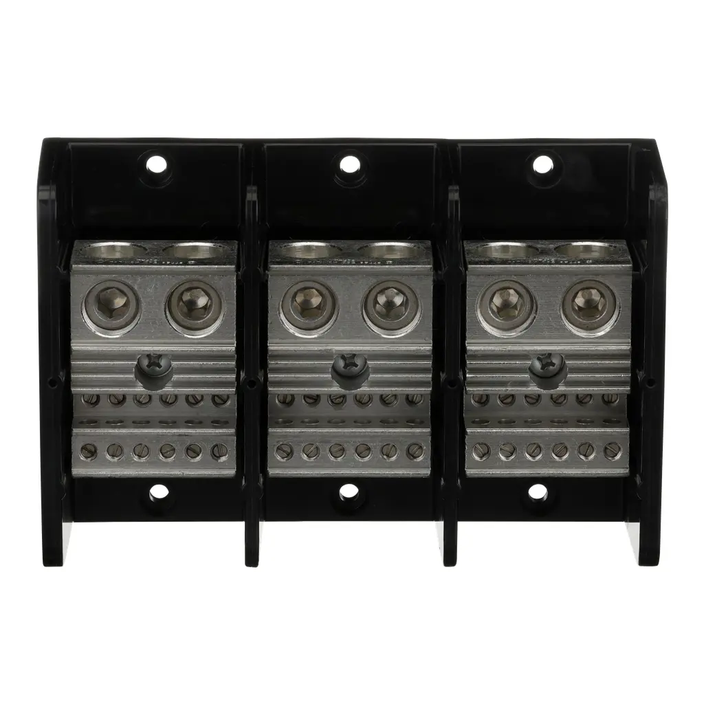 POWER DISTRIBUTION BLOCK, LINERGY, 3 POLE, 2 LINE, 12 LOAD, 760A CU, 620A AL, 600 V