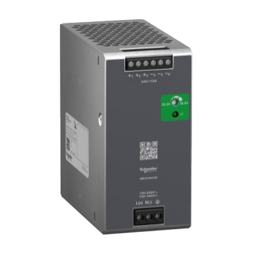 FUENTE DE ALIMENTACIÓN REGULADA, 100-240 V CA, 24 V 10 A, MONOFÁSICA, OPTIMIZADA
