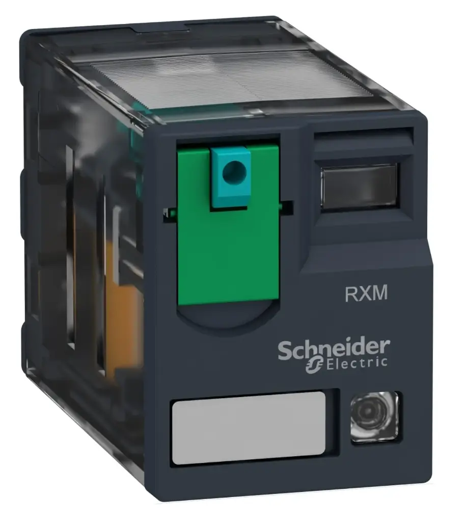 RELE DE MINIATURA ENCHUFABLE - ZELIO RXM - 4 CA - 24 V CC - LED