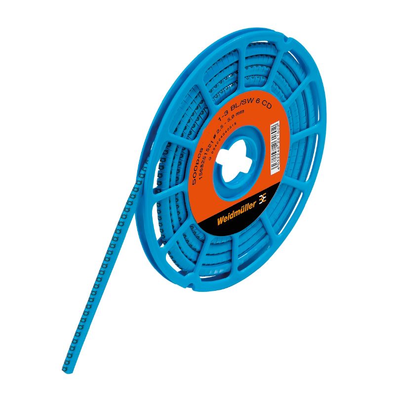 WEIDMULLER MARCACABLE RL 500PZ 10-18 AWG CLI C 1-3 AZ/NG/SW 7 CD
