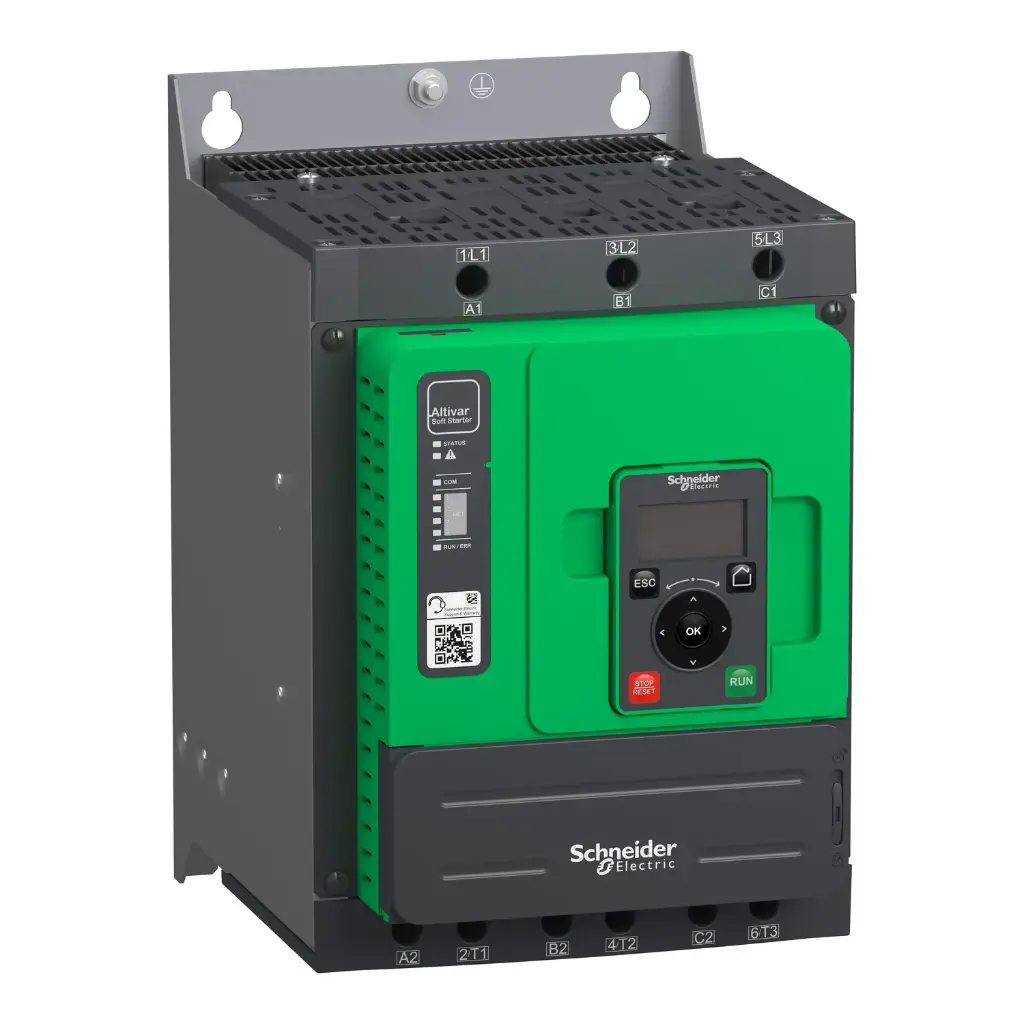 Arrancador suave, Altistart 480, 62 A, 208 a 690 V CA, suministro de control de 110 a 230 V CA