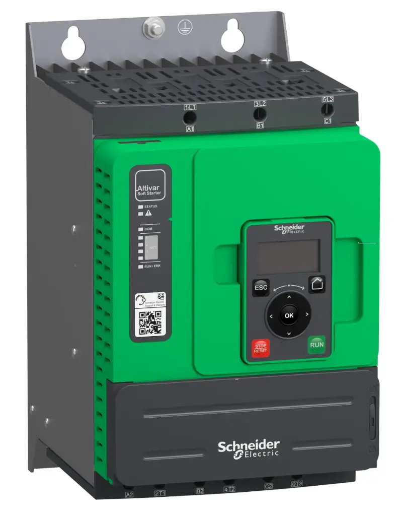 Arrancador suave, 32 A, 208 a 690 V CA, suministro de control de 110 a 230 V CA