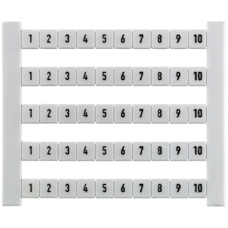 WEIDMULLER ETIQUETA P/CLEMA DEK 5 FW 01-050 HORIZONTAL (CAJA DE 10 PZ)