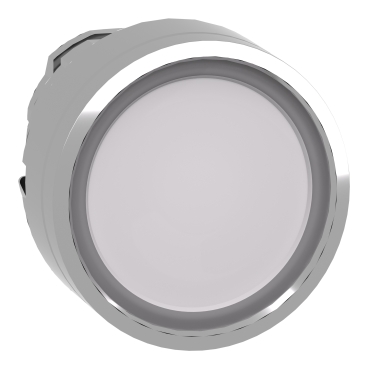 [ZB4BW313] CABEZA DE PULSADOR ILUMINADO  22  BLANCO