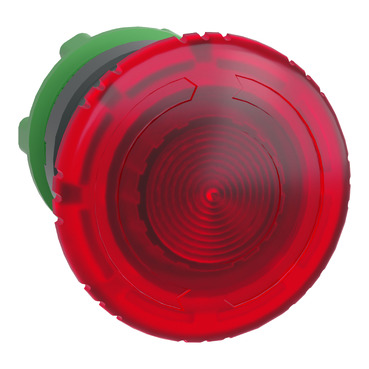 [ZB5AW743] CABEZA DE PULSADOR Ø 40 - GIRAR PARA LIBERAR - Ø 22 - ROJO