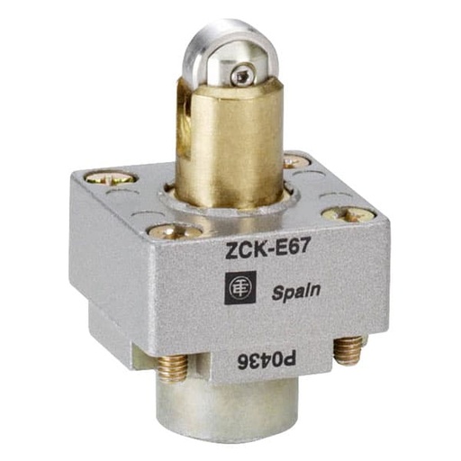 [ZCKE67] CABEZA PULSADOR+ROLDANA REF METAL
