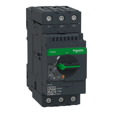 [GV3P40] CIRCUIT BREAKER-THERMAL-MAGNETIC - 30…40A - EVERLINK BTR CONNECTORS