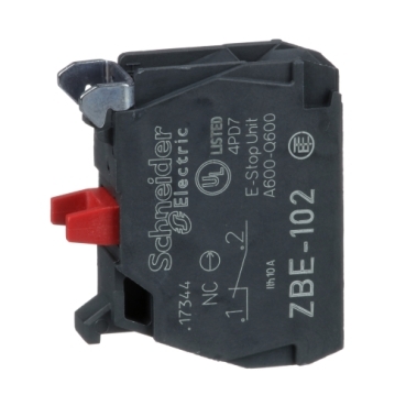[ZBE102] CONTACTO PARA BOTON DE CONTROL - ZBE Ø 22 - 1 NC