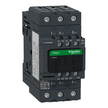 [LC1D40ABD] CONTACTOR MAGNETICO 40 AMPS BOBINA EN 24VCD