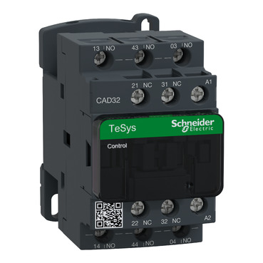 [CAD32B7] CONTACTOR TESYS CAD-32 - 3 NA + 2 NF - INSTANTANEO - 10 A - 24 V CA