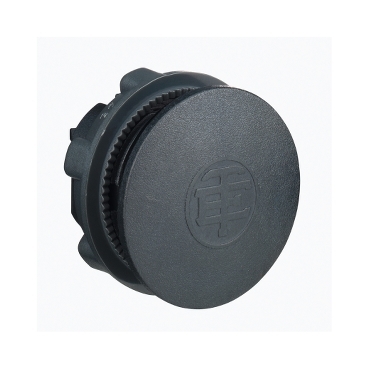 [ZB5SZ3] ENCHUFE DE OBTURACIÓN REDONDO PARA UNIDADES Ø 22 MM - NEGRO - JUEGO DE 10