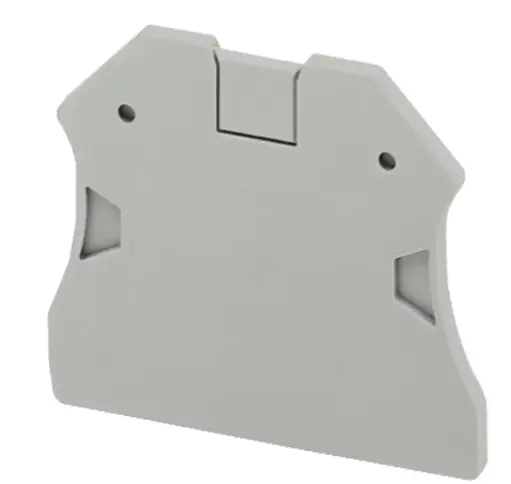 [NSYTRAC22] END COVER, 2PTS, 2,2MM WIDTH, FOR SCREW TERMINALS NSY TRV22,TRV42,TRV
