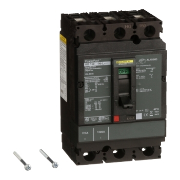 [HGL36125] Interruptor PowerPacT H, termomagnético, unidad de montaje, 125A, 3 P, 18 kA, 600 VAC