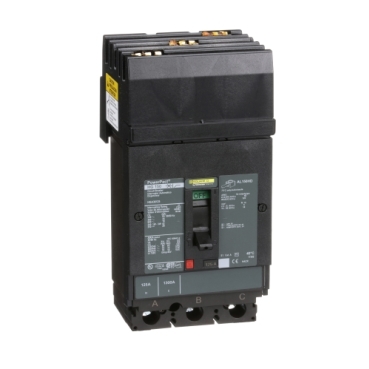 [HGA36125] Interruptor termomagnético PowerPacT H, de 125A, 3 polos, 18kA a 600V, I-Line
