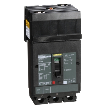 [HGA36080] Interruptor termomagnético PowerPacT H, de 80A, 3 polos, 14kA a 600V, I-Line