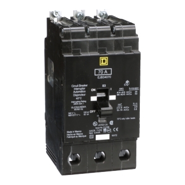 [EJB34070] INT. TERM. MARCO E P/TABLERO NF 3P 480/277VCA 70A