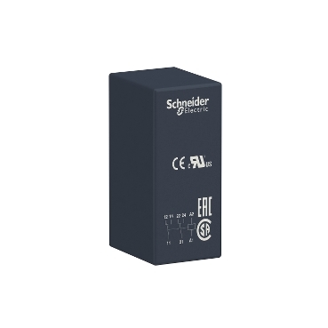 [RSB2A080P7] Interface plug-in relay, 8 A, 2 CO, 230 V AC