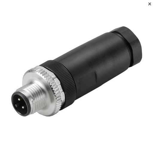 [9457550000] M12 SAIS-4/7 CONECTOR MACHO M12 RECTO 4 POLOS