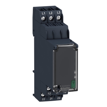 [RM22TG20] Modular 3-phase supply control relay, 8 A, 2 CO, 183…528 V AC