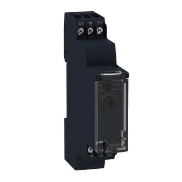 [RE17RAMU] ON-DELAY TIMING RELAY - 1 S..100 H - 24..240 V AC - 1 OC