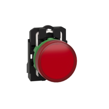 [XB5AVB4] PILOTO LUMINOSO REDONDO Ø 22- IP65 -ROJO - LED INTEGRAL - 24 V