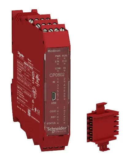 [XPSMCMCP0802BC] SAFETY CONTROLLER  CPU SCREW TERM COMBINED WITH BACKPLANE EXPANSION CONNECTOR