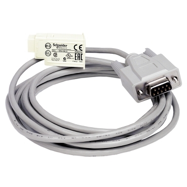 [SR2CBL01] SUB-D 9-PIN PC CONNECTING CABLE - FOR SMART RELAY ZELIO LOGIC - 3 M
