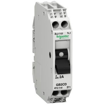 [GB2CD12] TESYS GB2 - DISYUNTOR MAGNETOTÉRMICO - 1P + N - 6 A - ID = 83 A