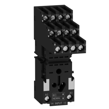 [RXZE2S114M] TOMA PARA RELE MINIATURA - ZELIO RXZ - CON CONTACTOS INDEPENDIENTES - CONECTORES