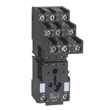 [RXZE2S111M] TOMA PARA RELE MINIATURA - ZELIO RXZ - CON CONTACTOS INDEPENDIENTES - CONECTORES