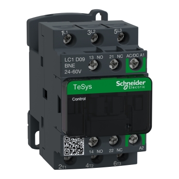 [LC1D09BNE] Contactor TeSys D 3P 9A AC-3 hasta 440V bobina 24-60V AC/DC
