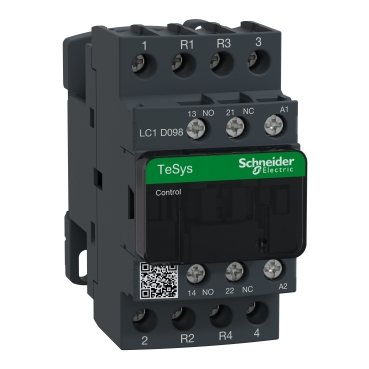[LC1D258F7] Contactor TeSys Deca - 4P(2 NA + 2 NC) - AC-1 - <= 440 V 40 A - 110 V AC