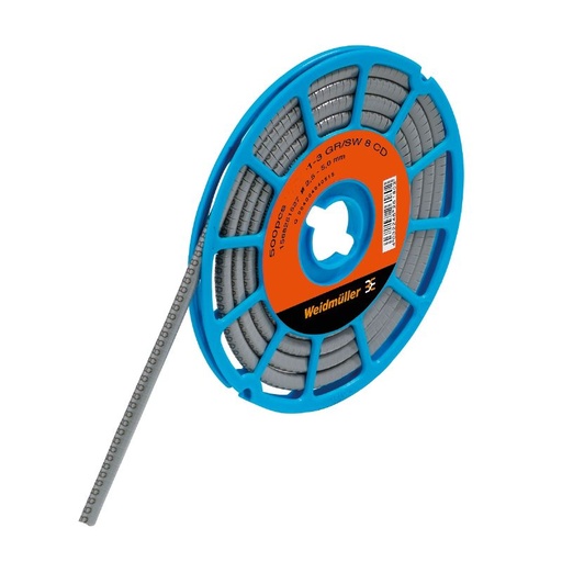 [1568251527] WEIDMULLER MARCACABLE RL 500PZ 10-18 AWG CLI C 1-3 GR/SW 8 CD