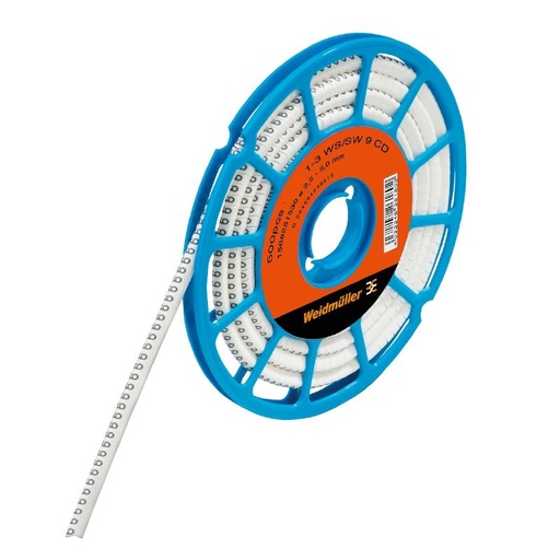 [1568251530] WEIDMULLER MARCACABLE RL 500PZ 10-18 AWG CLI C 1-3 WS/SW 9 CD