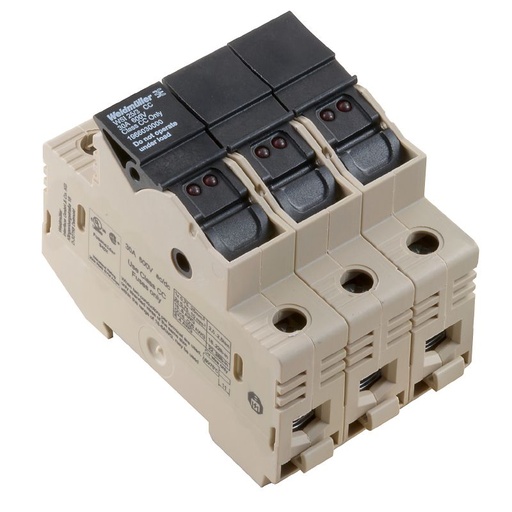 [1444220000] WEIDMULLER Serie W, Terminal para fusible, Sección nominal: 25 mm², Conexión por tornillo WSI 25/3 CC/LED