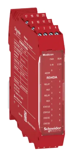 [XPSMCMRO0004DA] Módulo c/salidas seguridad relevador - 4 p/arranque/rearranque c/tipo conector RJ45