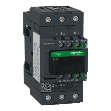[LC1D40ABNE] CONT 3P EVLK 40A 1NA+1NC 24-60VCA/VCC 