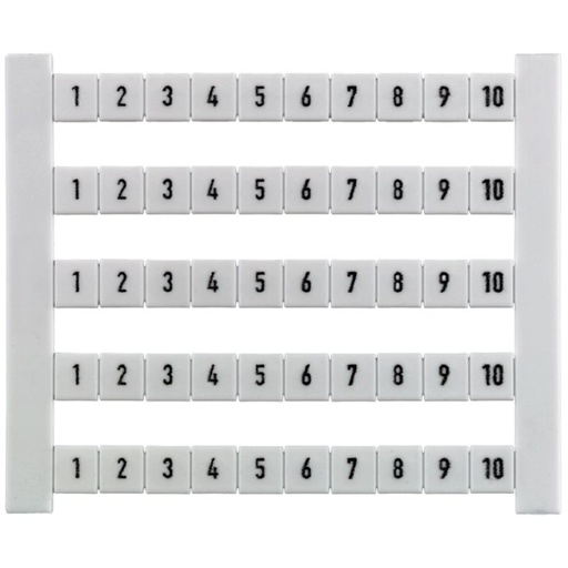 [0473460101] WEIDMULLER ETIQUETA P/CLEMA DEK 5 FW 101-150 HORIZONTAL (50PZA)