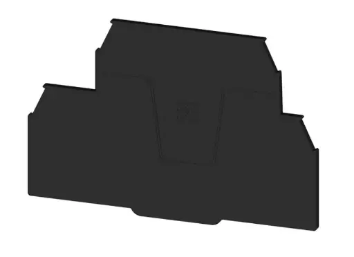 [2894260000]  WEIDMULLER WEP 2T 4 BK Tapa final para bornes, negro